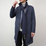 【HIDEAWAYS BLACK】マイクロ起毛ポンチ スタンドコート | NICOLE | 詳細画像25 