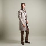 【HIDEAWAYS BLACK】マイクロ起毛ポンチ スタンドコート | NICOLE | 詳細画像3 