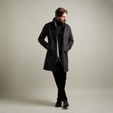 【HIDEAWAYS BLACK】マイクロ起毛ポンチ スタンドコート | NICOLE | 詳細画像4 