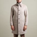 【HIDEAWAYS BLACK】マイクロ起毛ポンチ スタンドコート | NICOLE | 詳細画像7 