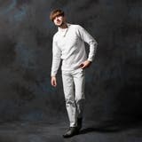 ヨコクロサテンストレッチパンツ | NICOLE | 詳細画像4 