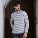 バイアスダブルフェイス クルーネックニット | NICOLE | 詳細画像1 