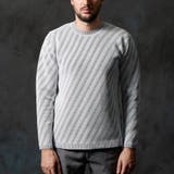 バイアスダブルフェイス クルーネックニット | NICOLE | 詳細画像5 