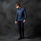 ケーブル編み衿ファスナータートルネックニット | NICOLE | 詳細画像4 