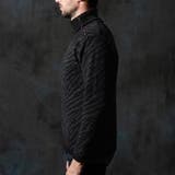 ゼブラ柄衿ファスナータートルネックニット | NICOLE | 詳細画像6 