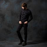 カモフラブリスタージャカードクルーネックニット | NICOLE | 詳細画像3 