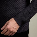 バイアスジャカード スタンドハーフジップニット | NICOLE | 詳細画像13