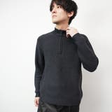 バイアスジャカード スタンドハーフジップニット | NICOLE | 詳細画像19