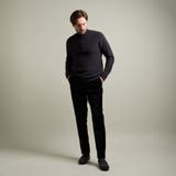 バイアスジャカード スタンドハーフジップニット | NICOLE | 詳細画像4