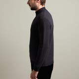 バイアスジャカード スタンドハーフジップニット | NICOLE | 詳細画像9