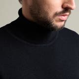 【HIDEAWAYS BLACK】シルク混 ミラノリブタートルネックニット | NICOLE | 詳細画像11 