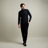 【HIDEAWAYS BLACK】シルク混 ミラノリブタートルネックニット | NICOLE | 詳細画像7 