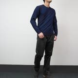 【HIDEAWAYS BLACK】バイアスリンクスジャカードクルーネックニット | NICOLE | 詳細画像15 