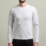 【HIDEAWAYS BLACK】バイアスリンクスジャカードクルーネックニット | NICOLE | 詳細画像6 