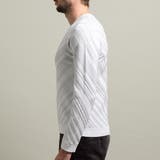 【HIDEAWAYS BLACK】バイアスリンクスジャカードクルーネックニット | NICOLE | 詳細画像7 