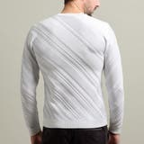 【HIDEAWAYS BLACK】バイアスリンクスジャカードクルーネックニット | NICOLE | 詳細画像8 