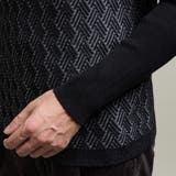 【HIDEAWAYS BLACK】バスケットジャカードタートルネックニット | NICOLE | 詳細画像11 