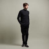 【HIDEAWAYS BLACK】バスケットジャカードタートルネックニット | NICOLE | 詳細画像3 