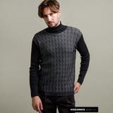 91その他2 | 【HIDEAWAYS BLACK】バスケットジャカードタートルネックニット | NICOLE