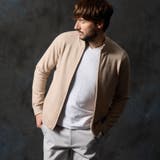 18ベージュ | ミラノリブ スタンドニットブルゾン | NICOLE