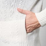 ケーブルグラデーションフーテッドプルオーバーニット | NICOLE | 詳細画像10 