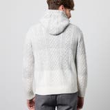 ケーブルグラデーションフーテッドプルオーバーニット | NICOLE | 詳細画像7 