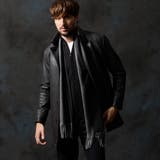 49ブラック | バイカラーマフラー | NICOLE