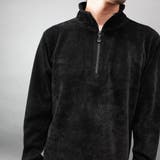 【HIDEAWAYS BLACK】モールブロックチェックスタンドハーフジッププル… | NICOLE | 詳細画像17 