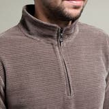 【HIDEAWAYS BLACK】モールブロックチェックスタンドハーフジッププル… | NICOLE | 詳細画像8 