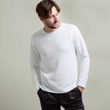 09ホワイト | 【HIDEAWAYS BLACK】シェニールバイアスジャカードプルオーバー | NICOLE