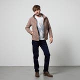 ムラプリントスタンドアップジップブルゾン | NICOLE | 詳細画像3