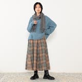 【WALDO】モールチェックフレアスカート | NICOLE | 詳細画像2 