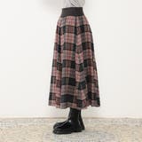 【WALDO】モールチェックフレアスカート | NICOLE | 詳細画像4 