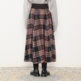 【WALDO】モールチェックフレアスカート | NICOLE | 詳細画像5 