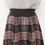 【WALDO】モールチェックフレアスカート | NICOLE | 詳細画像7 