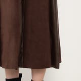 【WALDO】合皮ドッキングフレアスカート | NICOLE | 詳細画像9 