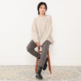 【WALDO】グレンチェック両面起毛トラックパンツ | NICOLE | 詳細画像2 