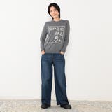 インターシャロゴプルオーバニット | NICOLE | 詳細画像3 