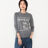 29グレー | インターシャロゴプルオーバニット | NICOLE