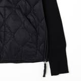 【TAION】ミリタリーハイネックニット切り替えダウンブルゾン | NICOLE | 詳細画像4