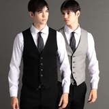 49ブラック | SUPER BLACK フォーマル対応リバーシブルベスト | NICOLE
