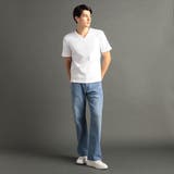 ブライトリブ VネックTシャツ | NICOLE | 詳細画像2