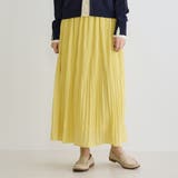 20イエロー | マジョリカプリーツスカート | NICOLE