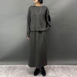 39チャコールグレー | 【セットアイテム】プルオーバー×タイトスカート | NICOLE