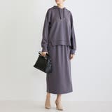 39チャコールグレー | 【セットアップアイテム】フードプルオーバー×タイトスカート | NICOLE