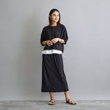 【セットアップアイテム】レイヤード風Tシャツ×タイトロングスカート | NICOLE | 詳細画像12