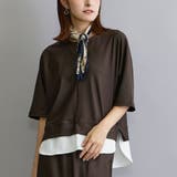 【セットアップアイテム】レイヤード風Tシャツ×タイトロングスカート | NICOLE | 詳細画像3