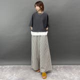 【セットアップアイテム】レイヤード風Tシャツ×タイトロングスカート | NICOLE | 詳細画像9