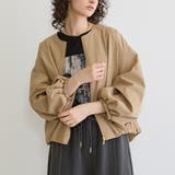 18ベージュ | ZIPバルーンブルゾン | NICOLE