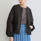 39チャコールグレー | ZIPバルーンブルゾン | NICOLE